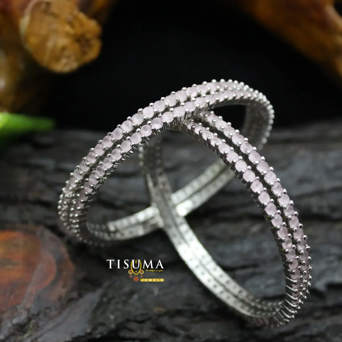 Baby Pink AD Bangles